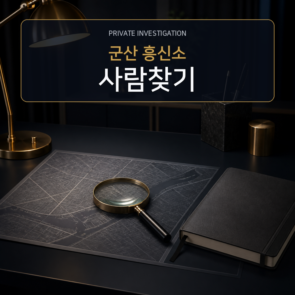군산 사람찾기·소재파악 전문 흥신소
